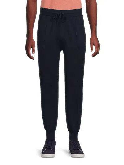 Bruno Magli Men's Solid Wool Joggers In Black