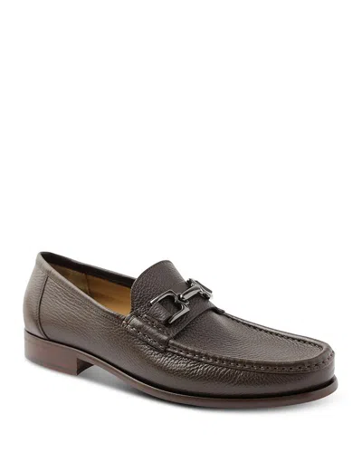 BRUNO MAGLI MEN'S TRIESTE SLIP ON MOC TOE LOAFERS