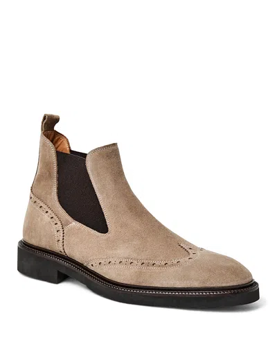 Bruno Magli Vespa Wingtip Chelsea Boot In Brown