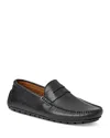 Bruno Magli Men's Xane Slip On Driving Moccasin Shoes In Black Leather