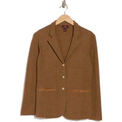 Bruno Magli Merino Wool Blazer In Vicuna