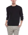 Bruno Magli Merino Wool Crewneck Sweater In Blue
