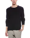 Bruno Magli Merino Wool Crewneck Sweater In Blue