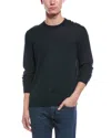 Bruno Magli Merino Wool Crewneck Sweater In Blue