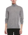 Bruno Magli Merino Wool Turtleneck Sweater In Gray