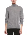 Bruno Magli Merino Wool Turtleneck Sweater In Gray