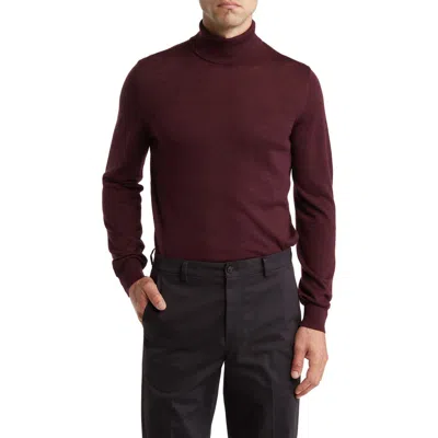 Bruno Magli Merino Wool Turtleneck Sweater In Multi