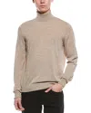 Bruno Magli Merino Wool Turtleneck Sweater In Neutral