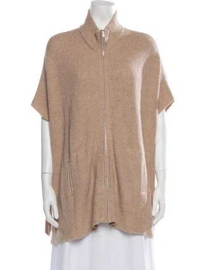 Pre-owned Bruno Magli Mock Neck Sweater In Neutrals