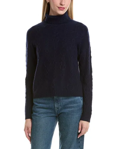 BRUNO MAGLI MODERN CABLE TURTLENECK WOOL & CASHMERE-BLEND SWEATER