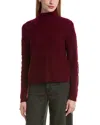 Bruno Magli Classic Turtleneck Wool & Cashmere-blend Sweater In Red