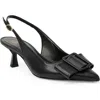 Bruno Magli Mona Pointed Toe Slingback Pump In Black