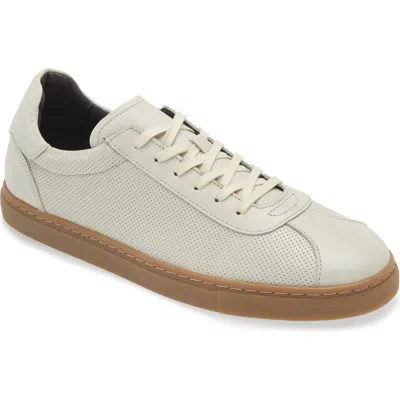 Bruno Magli Nate Leather Sneaker In Off White