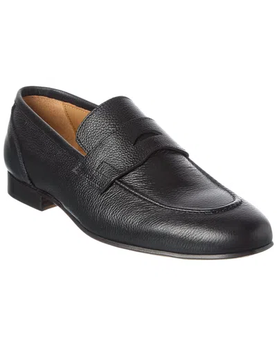 Bruno Magli Nathan Leather Loafer In Black