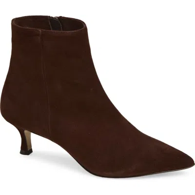 Bruno Magli Nerina Pointed Toe Bootie In Brown