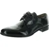 Bruno Magli Niko Mens Lace-up Patent Leather Oxfords