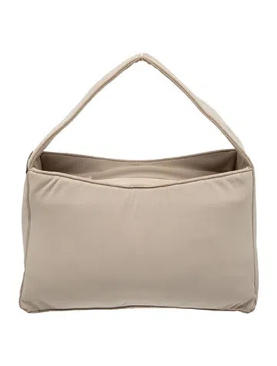 Pre-owned Bruno Magli Nylon Top Handle Bag In Neutrals