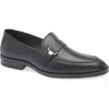 Bruno Magli Pablo Buckle Strap Loafer In Black Tumbled