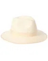 Bruno Magli Packable Fedora In Brown