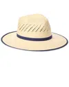 Bruno Magli Packable Straw Panama Hat In Brown