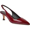 Bruno Magli Palerma Pointed Toe Kitten Heel Slingback Pump In Burgundy