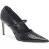 Bruno Magli Panna Mary Jane Pump In Black