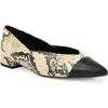 Bruno Magli Parma Pointed Toe Flat In Multi