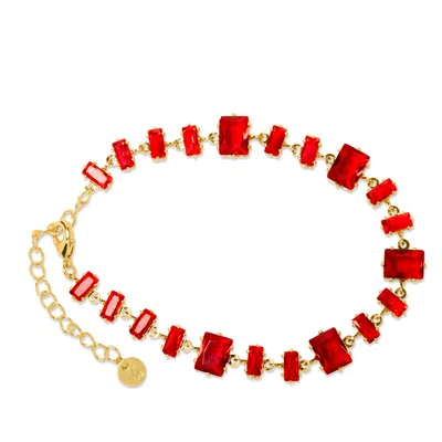 Bruno Magli Renata Gold Bracelet, Rubino
