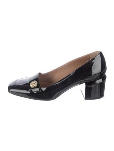 Pre-owned Bruno Magli Patent Leather Pumps In Blue