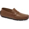 Bruno Magli Pelican Penny Loafer In Brown