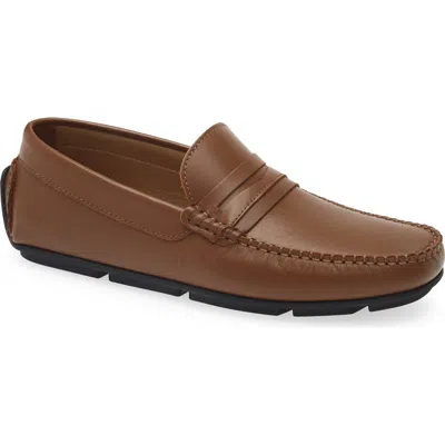 Bruno Magli Pelican Penny Loafer In Brown
