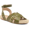 Bruno Magli Perla Ankle Strap Sandal In Green