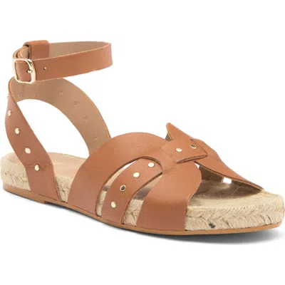 Bruno Magli Perla Ankle Strap Sandal In Brown