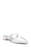 Bruno Magli Pia Pointed Toe Mule In Silver