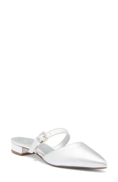 Bruno Magli Pia Pointed Toe Mule In Silver