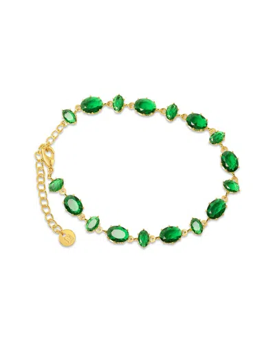 Bruno Magli Plated Bracelet In Green