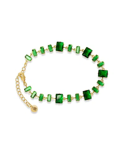 Bruno Magli Plated Bracelet In Green