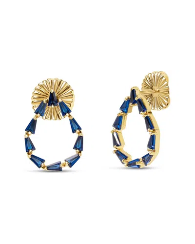 Bruno Magli Plated Earrings In Purple