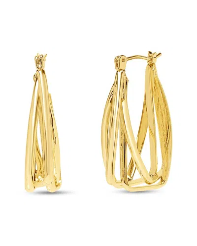 Bruno Magli Plated Earrings In Gold