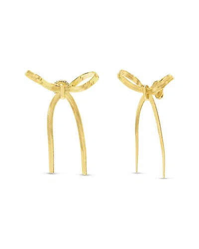 Bruno Magli Plated Earrings In Gold