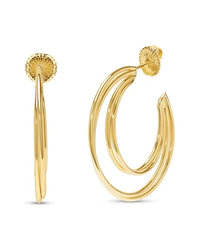 Bruno Magli Plated Earrings In Gold