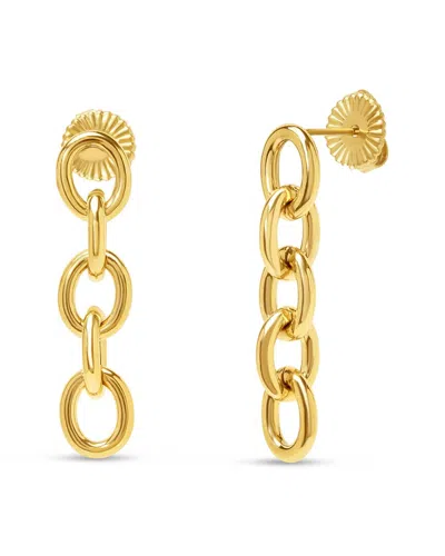 Bruno Magli Plated Earrings In Gold