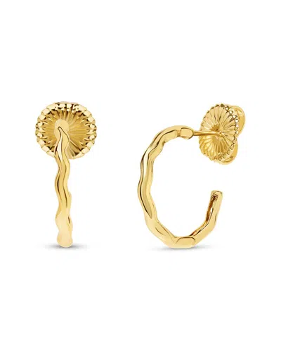 Bruno Magli Plated Earrings In Gold