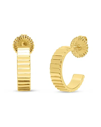 Bruno Magli Plated Earrings In Gold