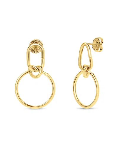 Bruno Magli Plated Earrings In Gold