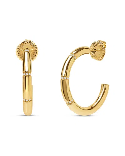 Bruno Magli Plated Earrings In Gold
