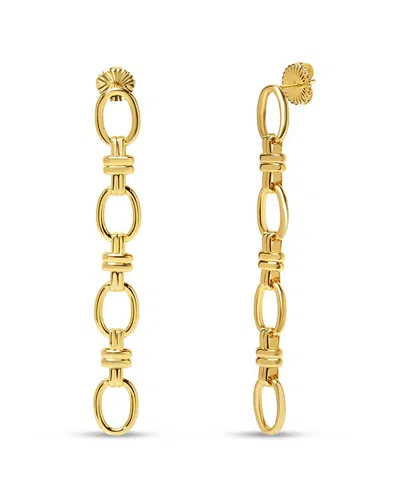 Bruno Magli Plated Earrings In Gold