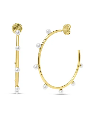 Bruno Magli Plated Earrings In Gold