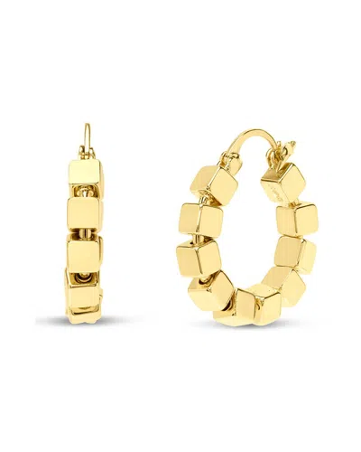 Bruno Magli Plated Earrings In Transparent