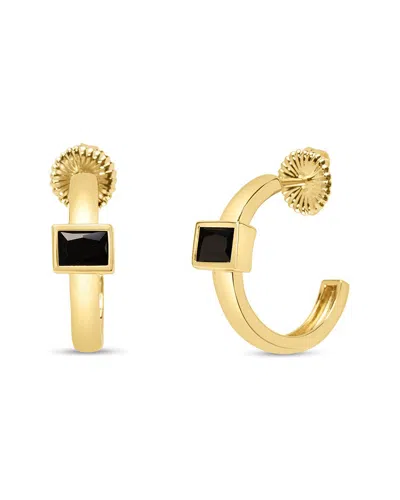 Bruno Magli Plated Earrings In Gold